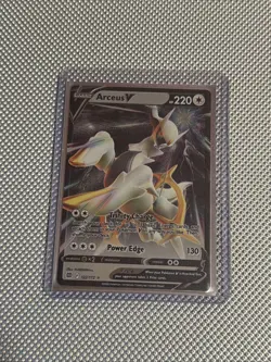 Pokemon TCG - METAL CARD Arceus V 122/172 Ultra-Premium Collection Stamped Promo - Image 2
