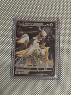 Pokemon TCG - METAL CARD Arceus V 122/172 Ultra-Premium Collection Stamped Promo - Image 4
