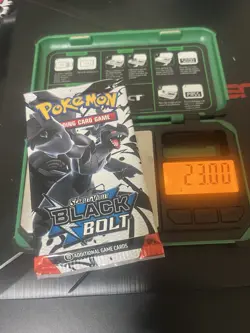 23.00g🔥 HEAVY 🔥 Pokemon TCG Black Bolt Booster Pack! FACTORY SEALED!!!✅ #5 - Image 1