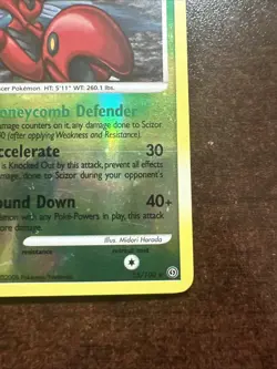 Scizor 25/100 Reverse Holo Rare DMG Pokemon TCG Diamond & Pearl Stormfront - Image 4