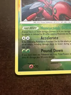 Scizor 25/100 Reverse Holo Rare DMG Pokemon TCG Diamond & Pearl Stormfront - Image 5