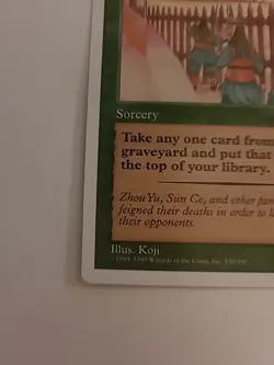 False Mourning Portal Three Kingdoms PLD Green Uncommon CARD (321222) ABUGames - Image 3