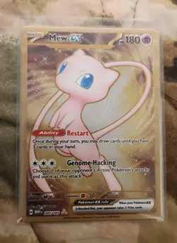 Mew EX Promo Metal Card Gold UR 205/165 UPC Scarlet & Violet-151 Pokemon TCG - Image 3