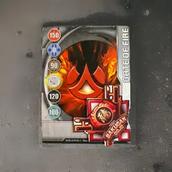 Bakugan New Vestroia | Gate of Fire 🥈 Silver Gate Card | 1/48e - Image 1