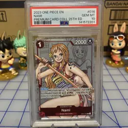 Nami - OP01-016 (Alternate Art) OP01-016 One Piece Promotion Cards Foil PSA 10 - Image 1