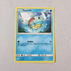 Squirtle 33/214 Sun & Moon Unbroken Bonds Common Pokemon Card 2019 - Image 1