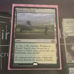 MTG Magic the Gathering Windswept Heath 235 Modern Horizons 3 NM Regular Card - Image 1