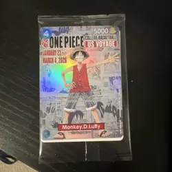 One Piece Monkey D. Luffy US Voyage College Basketball Promo Card Gonzaga - Image 2