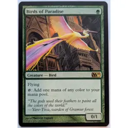 Birds of Paradise, 2011 Core Set (M11) #165, NM MTG - Image 1