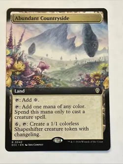 Abundant Countryside (Extended Art) ECC 42 Normal English NM - MTG - Image 1