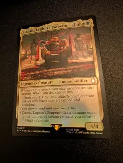 Caesar, Legion's Emperor - 1 - NM Foil - Universes Beyond: Fallout - MTG - Image 1