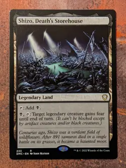 MTG Shizo Death's Storehouse Dominaria United Commander - NM Regular - Image 1