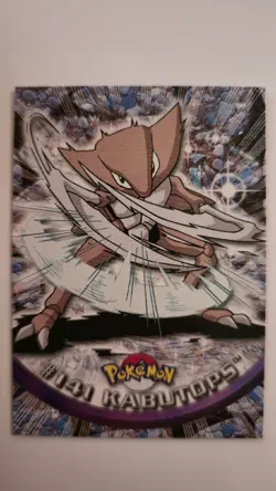 2000 Topps Pokemon TV Animation Ed Series 3 Non Holo #141 Kabutops - Image 1