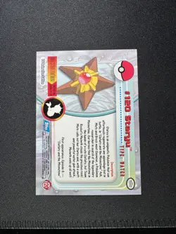 Staryu #120 Pokemon 2000 Topps TV - Image 5