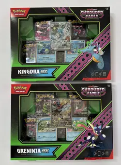 Pokemon TCG - Shrouded Fable Greninja and Kingdra EX Special Collection Sealed - Image 1