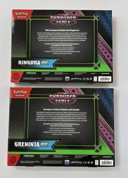 Pokemon TCG - Shrouded Fable Greninja and Kingdra EX Special Collection Sealed - Image 2