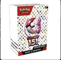 Pokemon TCG Scarlet & Violet 151 Booster Bundle Sealed New (6 packs) - Image 1
