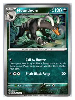 Pokemon TCG - Houndoom (Master Ball Pattern) - SV: Prismatic Evolutions 063/131 - Image 1