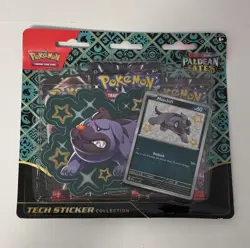 Pokemon TCG Paldean Fates Maschiff Blister With 3 Booster Packs Brand New - Image 1