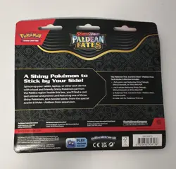 Pokemon TCG Paldean Fates Maschiff Blister With 3 Booster Packs Brand New - Image 2