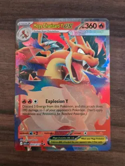 Pokemon Mega Charizard Y Ex Mega Evolutions- Ascended Heros 022/217 NM - Image 1