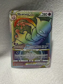 Mewtwo VSTAR (Secret) 079/078 Pokemon GO Holo. Secret Rare Rainbow - Image 1