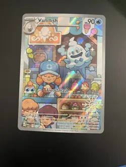 Vanillish 190/182 SV04: Paradox Rift Illustration Rare Holo 90HP Pokemon TCG - Image 1
