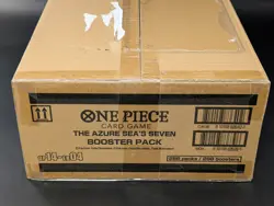 One Piece OP14-EB04 The Azure Sea's Seaven English 12 Booster Box Case Sealed - Image 2