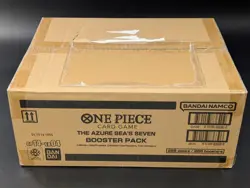 One Piece OP14-EB04 The Azure Sea's Seaven English 12 Booster Box Case Sealed - Image 3