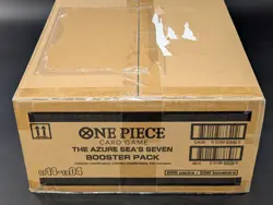One Piece OP14-EB04 The Azure Sea's Seaven English 12 Booster Box Case Sealed - Image 4