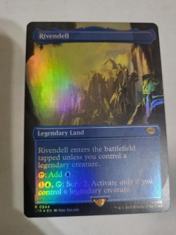 MTG RIVENDELL BOARDERLESS FOIL ART 344 EX-MINT FREE SHIP!!! - Image 1