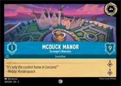 4x McDuck Manor - Scrooge's Mansion - 169/204 - Common NM-Mint Disney Lorcana: I - Image 1