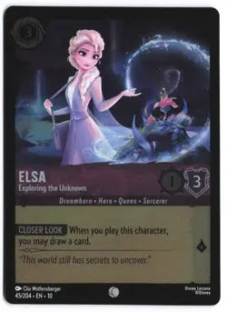 Elsa - Exploring the Unknown Cold Foil Promo DLPC Disney Lorcana Promo Cards 22 - Image 1