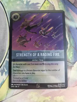 Strength of a Raging Fire 8/P3 - Disney Lorcana TCG Promo - Image 1