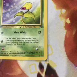 1999 WOTC Pokemon 1st Edition Jungle Set Bellsprout Common Card #49/64 LP - Image 2