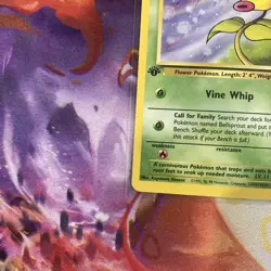 1999 WOTC Pokemon 1st Edition Jungle Set Bellsprout Common Card #49/64 LP - Image 3