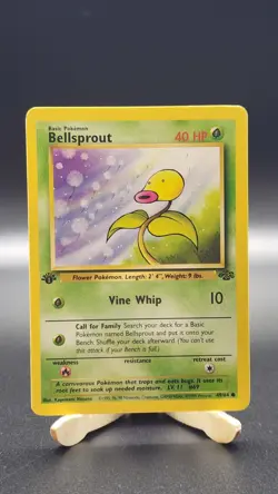 Pokemon 1st Edition Bellsprout 49/64 Common Non Holo 1999 Jungle Set LP - Image 1