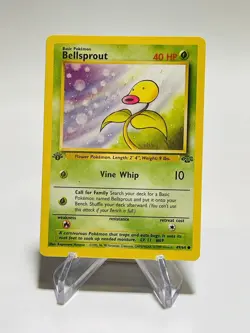 BELLSPROUT 1999 Pokemon Jungle Set 1st EDITION Common POKEMON 49/64 - Image 1