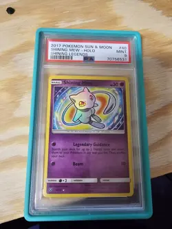 2017 POKEMON SHINY MEW HOLO #40 SUN & MOON SHINING LEGENDS MINT PSA 9 - Image 1