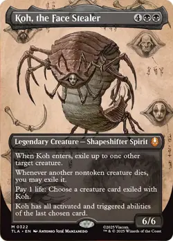 Koh, the Face Stealer (Borderless) [Avatar: The Last Airbender] Foil Near Mint - Image 1