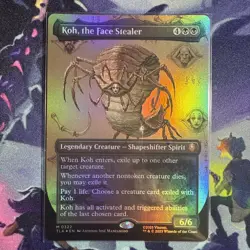 Koh, the Face Stealer ( Foil Borderless ) Avatar: The Last Airbender NM MTG - Image 1