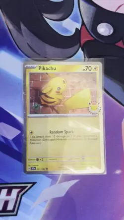 2026 Pikachu 051/162 Pokemon Day 30th Anniversary Stamped Promo TCG Plus Coin - Image 2