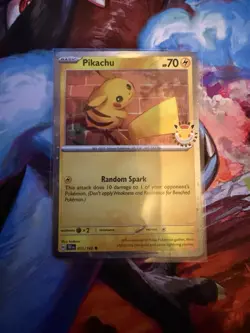 Pikachu 051/162 - Stamped 2026 Pokemon Day 30th Anniversary Promo - Pokemon TCG - Image 1