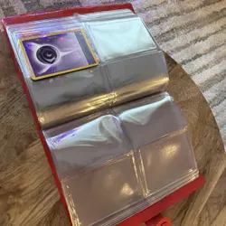 Vintage 1999 Pokemon Pikachu Red Binder TCG Album 30 Page Card Holder - Image 4