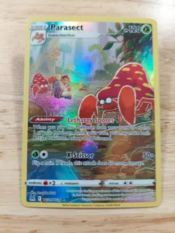Parasect TG01/TG30 Lost Origin Trainer Gallery NM Ultra Rare Pokemon Card - Image 1