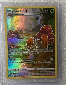 Parasect TG01/TG30 Lost Origin Trainer Gallery NM Ultra Rare Pokemon Card - Image 1
