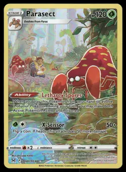 Pokemon Cards Parasect TG01/TG30 Lost Origin Trainer Gallery Holo NM - Image 1