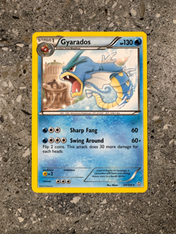 Pokemon TCG Cards Gyarados 24/124 Dragons Exalted Rare NM - Image 1