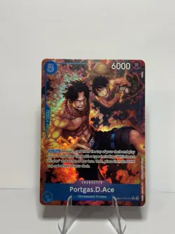 One Piece OP-10 Portgas.D.Ace OP08-052 Treasure Rare (NM) - Image 1