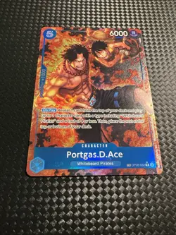 One Piece OP-10 Portgas.D.Ace OP08-052 Treasure Rare (NM) - Image 1